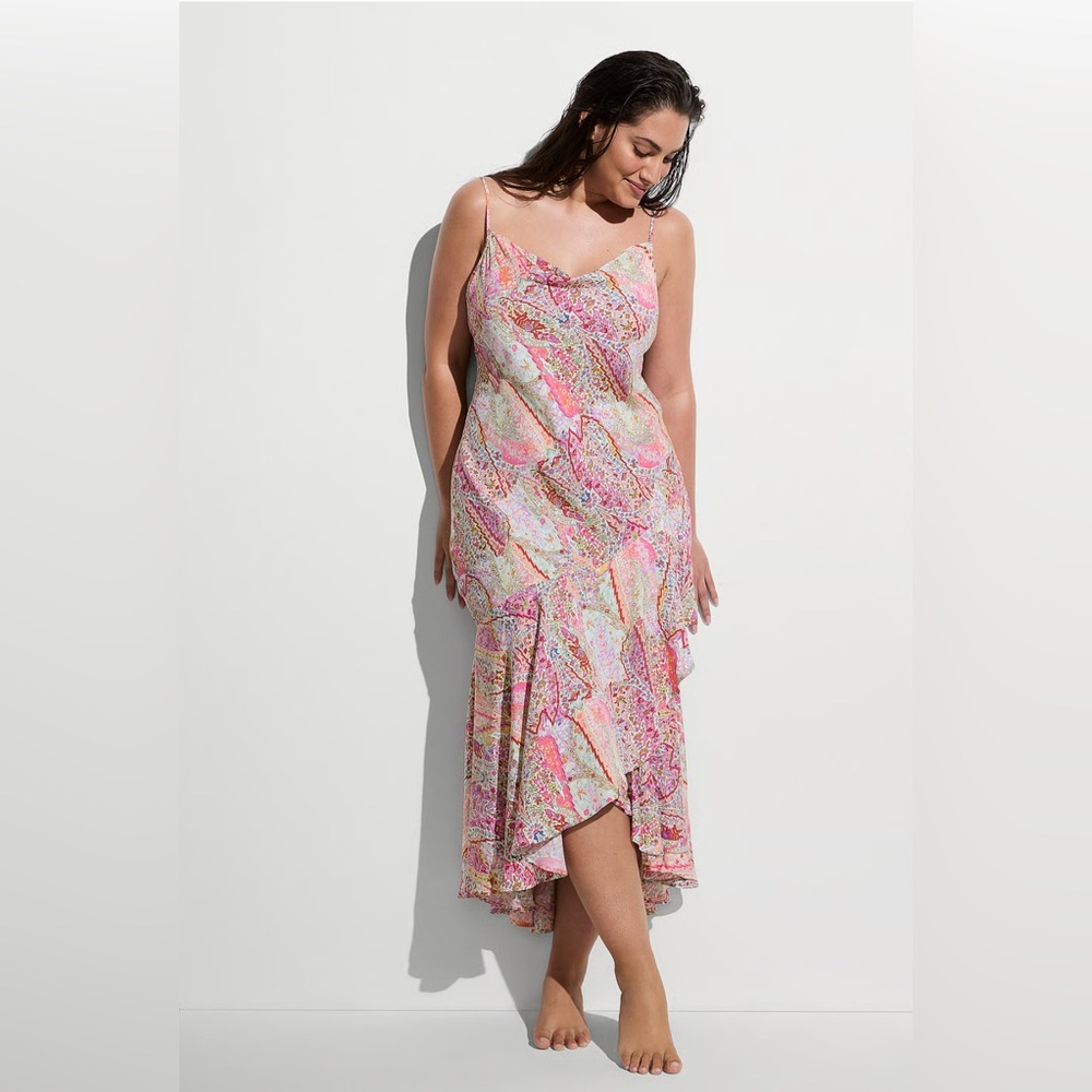 NWT Victoria’s Secret Flounce Midi Dress